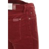 Pantalone 7 For All Mankind in Velluto Red